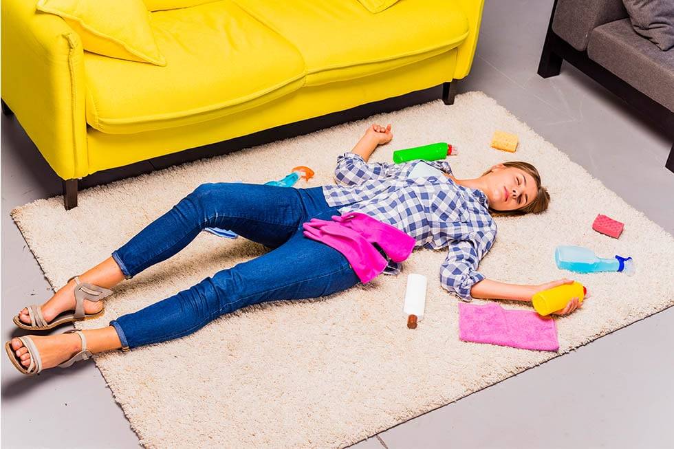 girl-tire-of-cleaning-lay-down-in-the-carpet