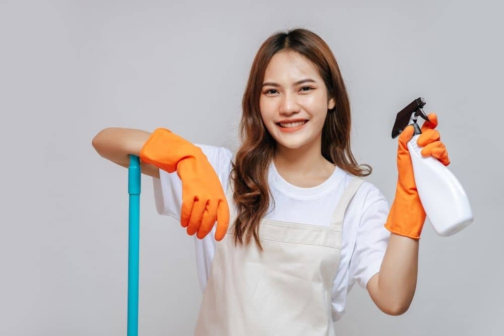 General cleaning in the autumn season for our home