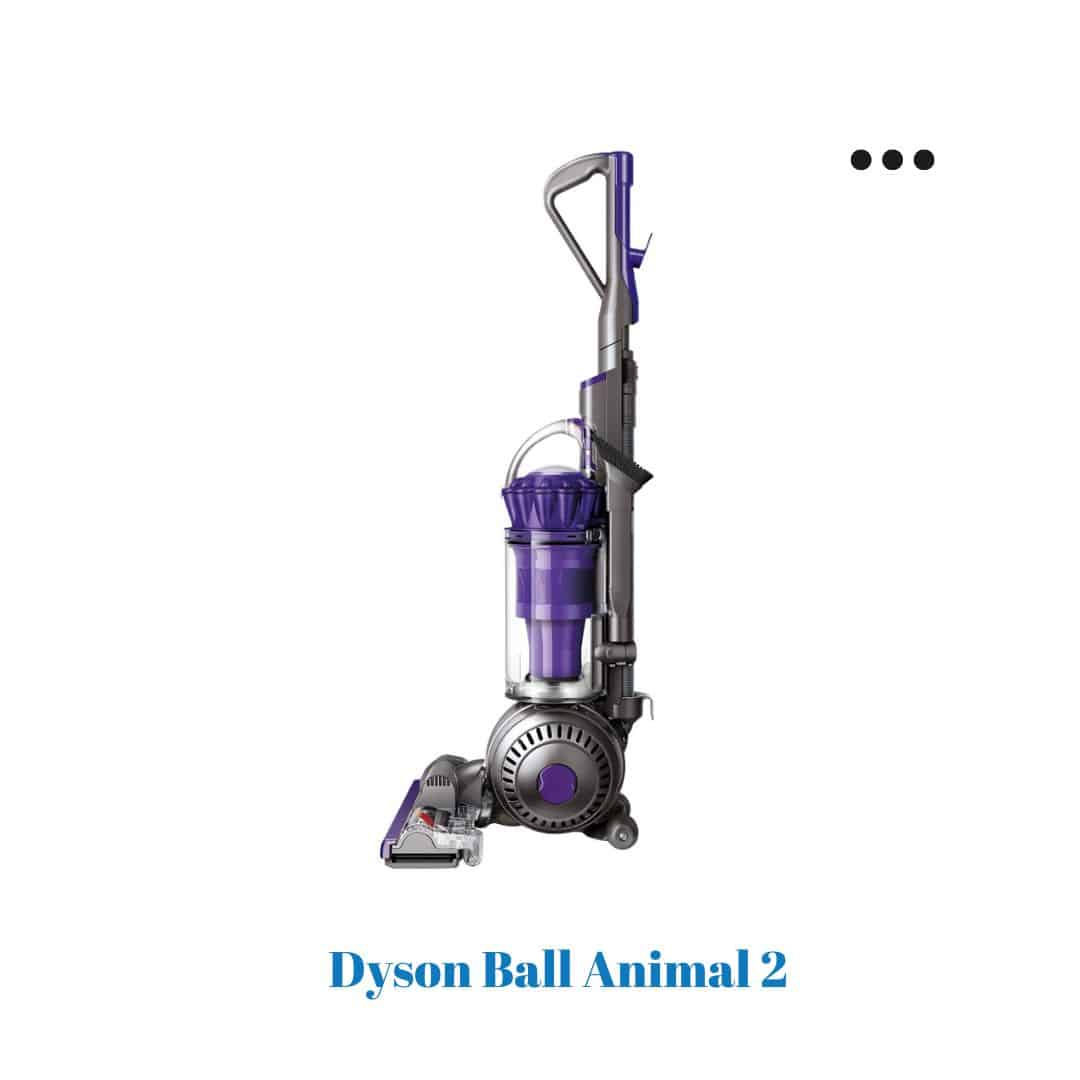 Great example of upright vacuum is the Dyson Ball Animal 2