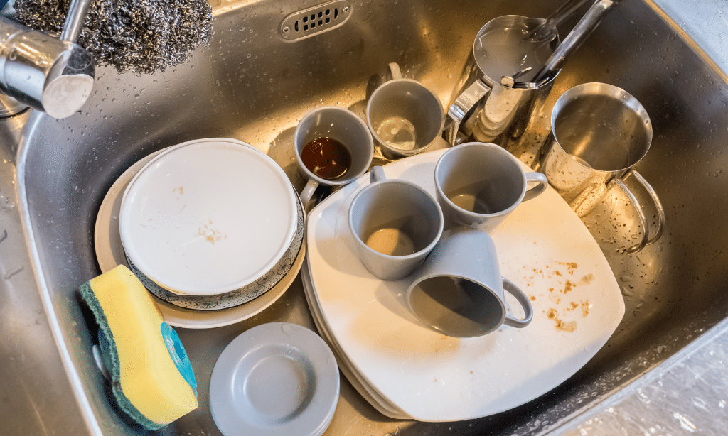 Put Dirty Dishes in the Sink After Each Meal - Cleaning tips - Five Ways Kids Can Help Keep Their Home Cleaner - Bellos Cleaning, Annapolis MD