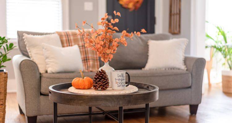 Maryland family enjoying a clean fall-ready home