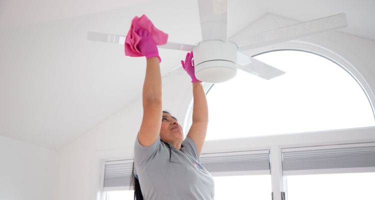 Bello’s Cleaning team during move-out service in Annapolis