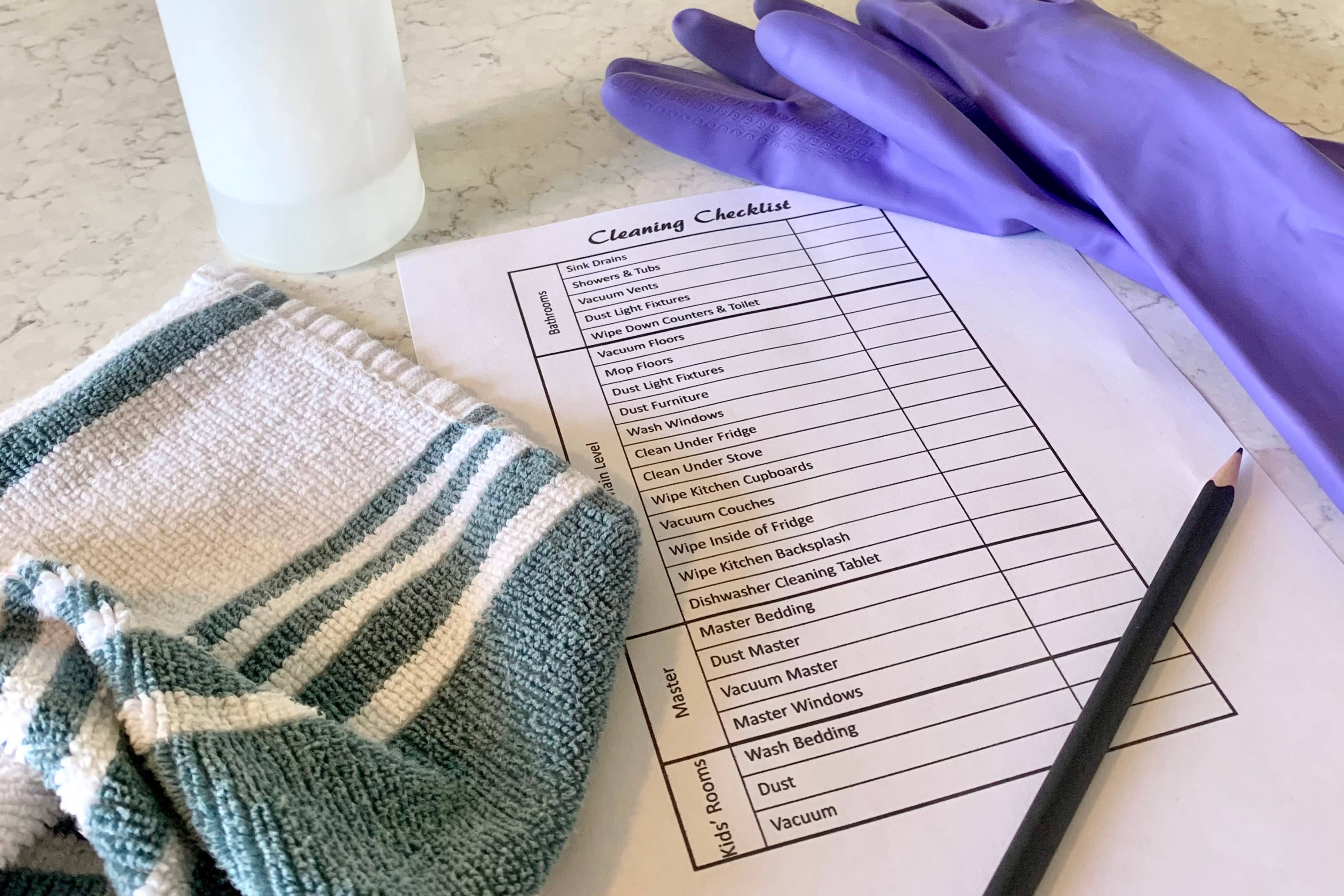 recurring peace of mind cleaning routine for Bethesda homeowners