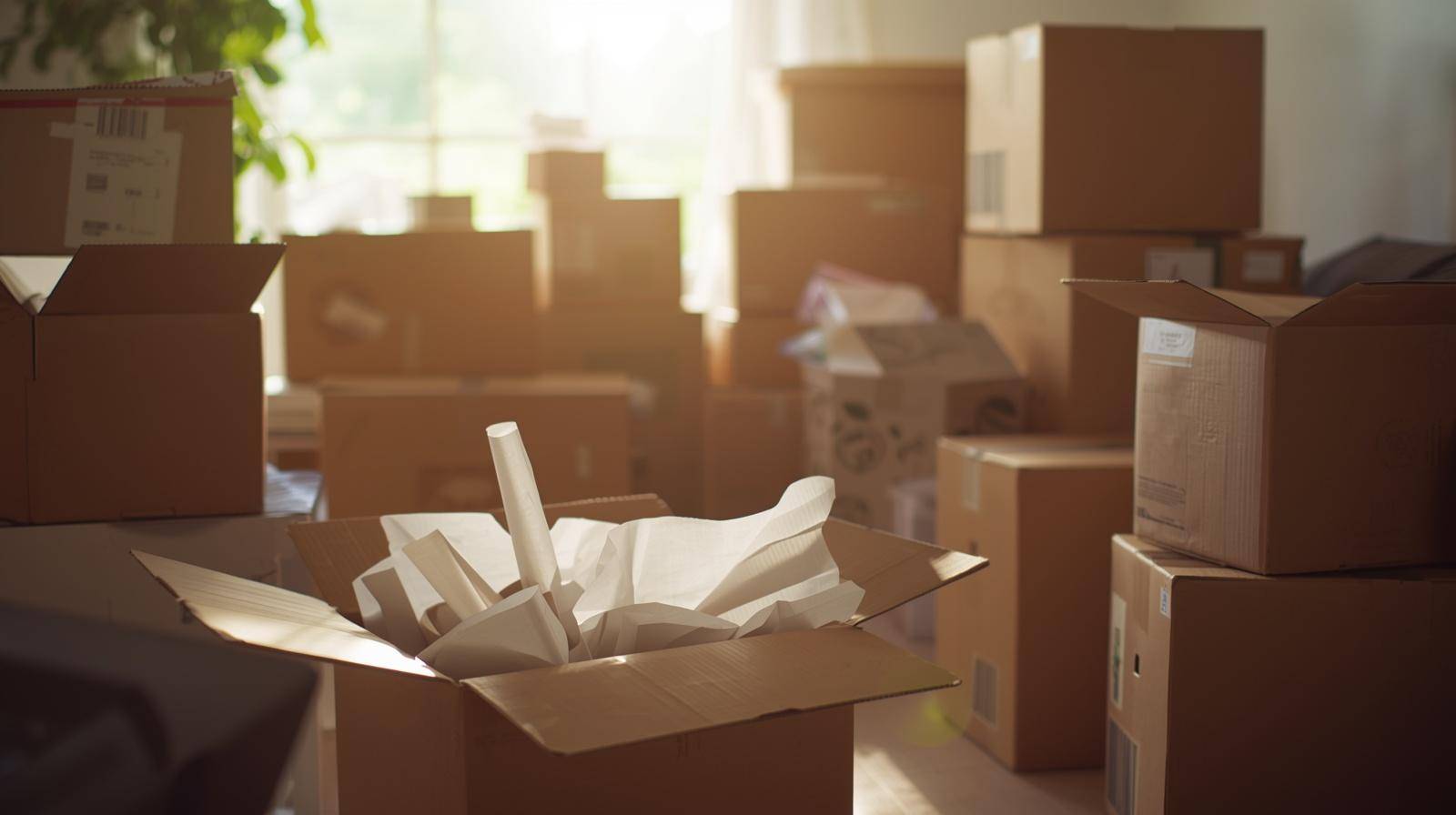 Move Out Cleaning - Move In Cleaning Service in Davidsonville MD-packing boxes