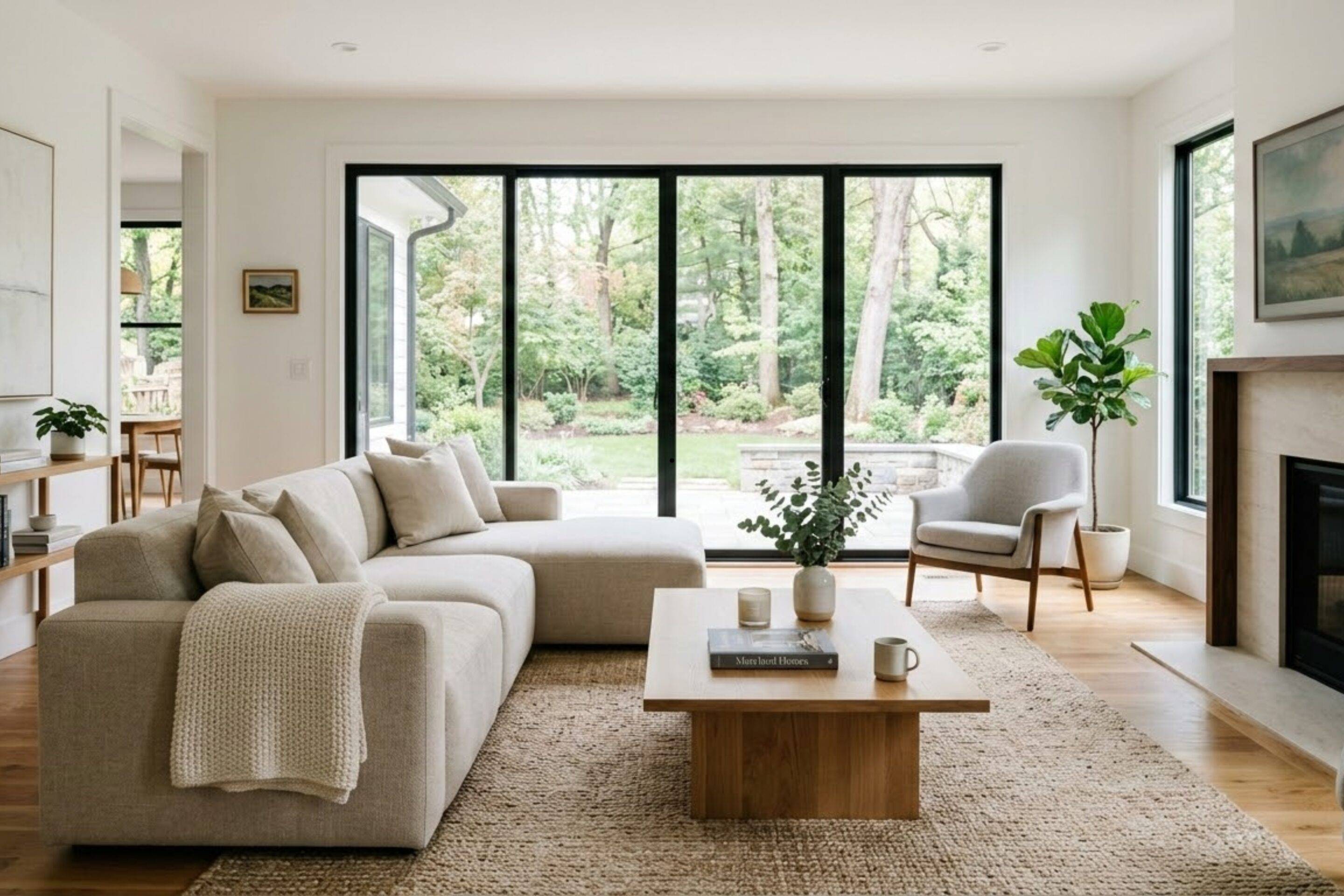 Family enjoying a clean and organized home after hiring a reliable cleaning service in Bethesda MD