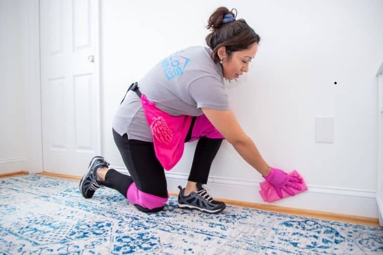 Clean and organized home after professional cleaning and organizing