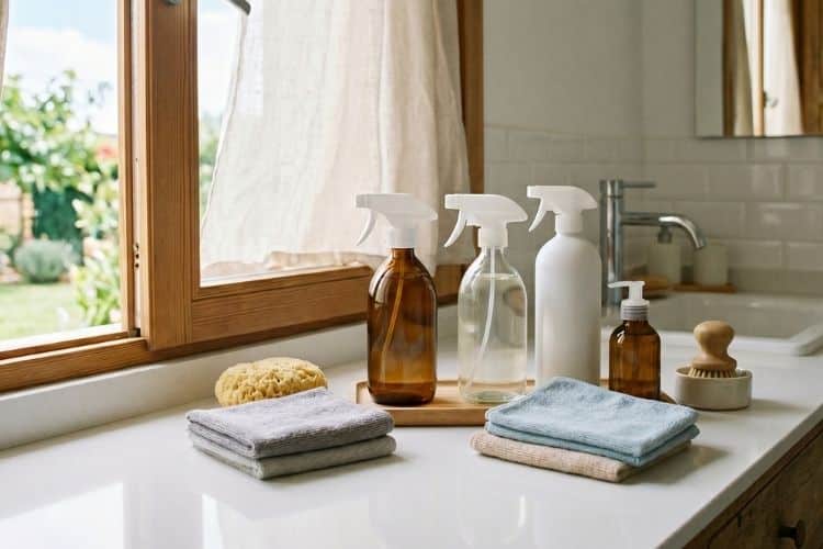 Family safe cleaning products in a Bethesda MD home