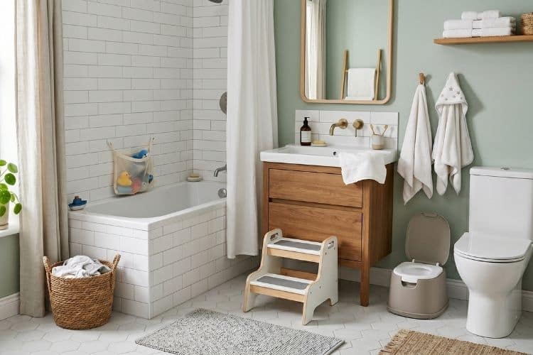 Safe house cleaning in Annapolis MD for families during potty training